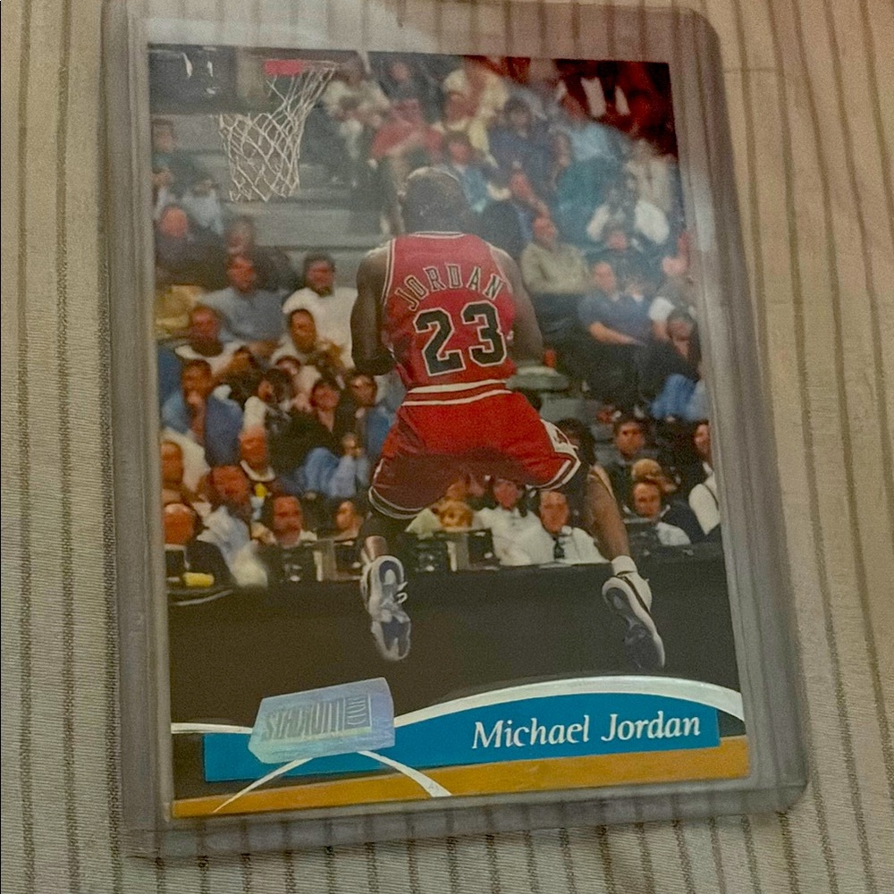 Topps Michael Jordan Basketball Card - Red and Blue